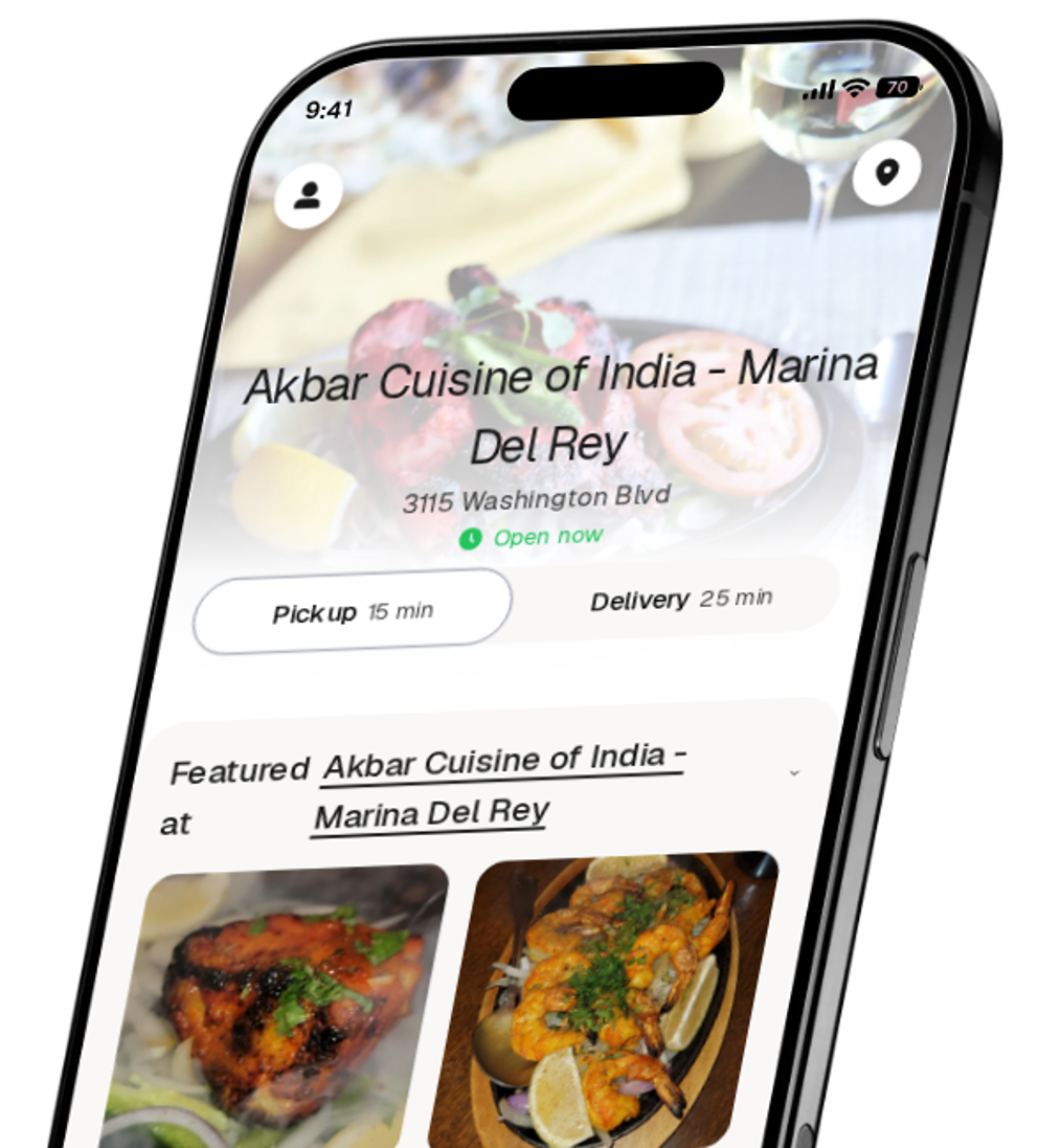 Akbar Cuisine of India - Marina Del Rey app preview