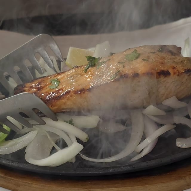 Tandoori Salmon.