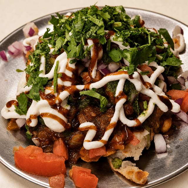 Chana Samosa Chat.