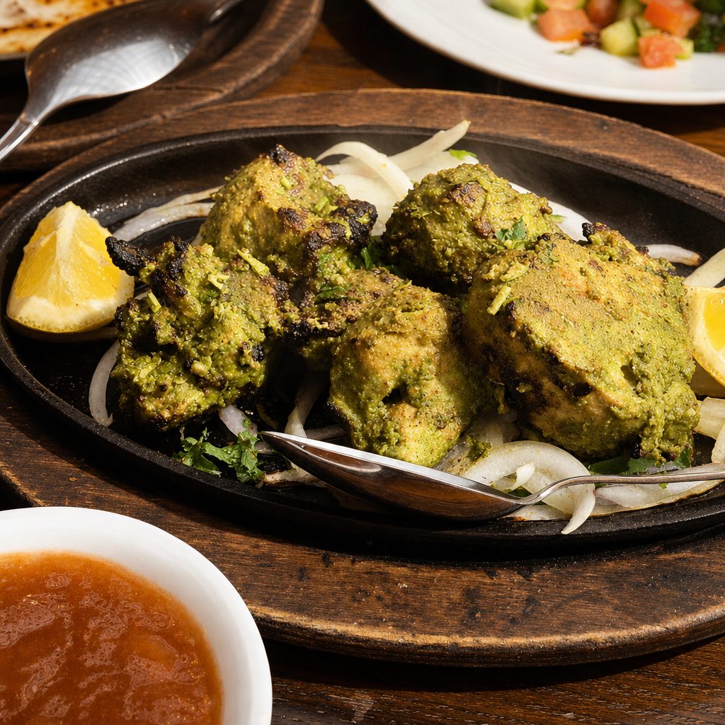 Mint Chicken Kabab.