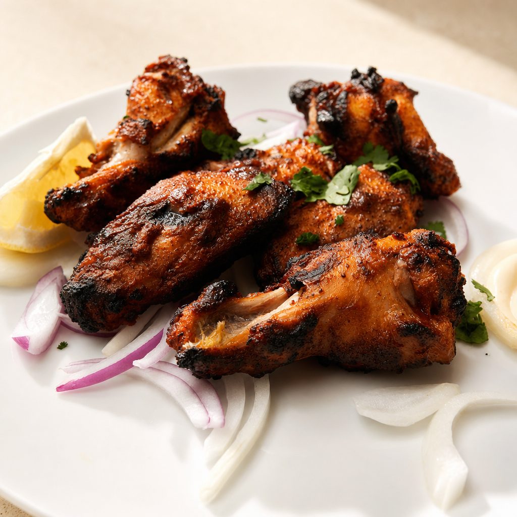 Spicy Chicken Wings.