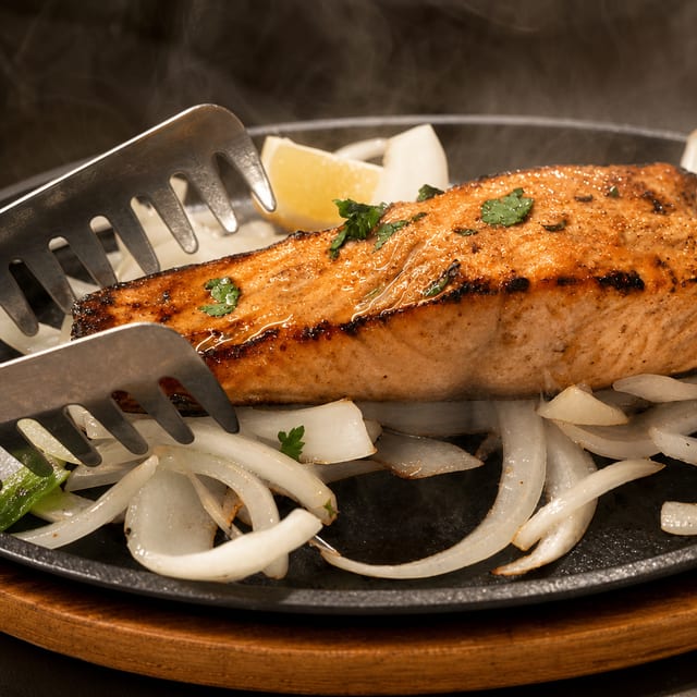 Tandoori Salmon.