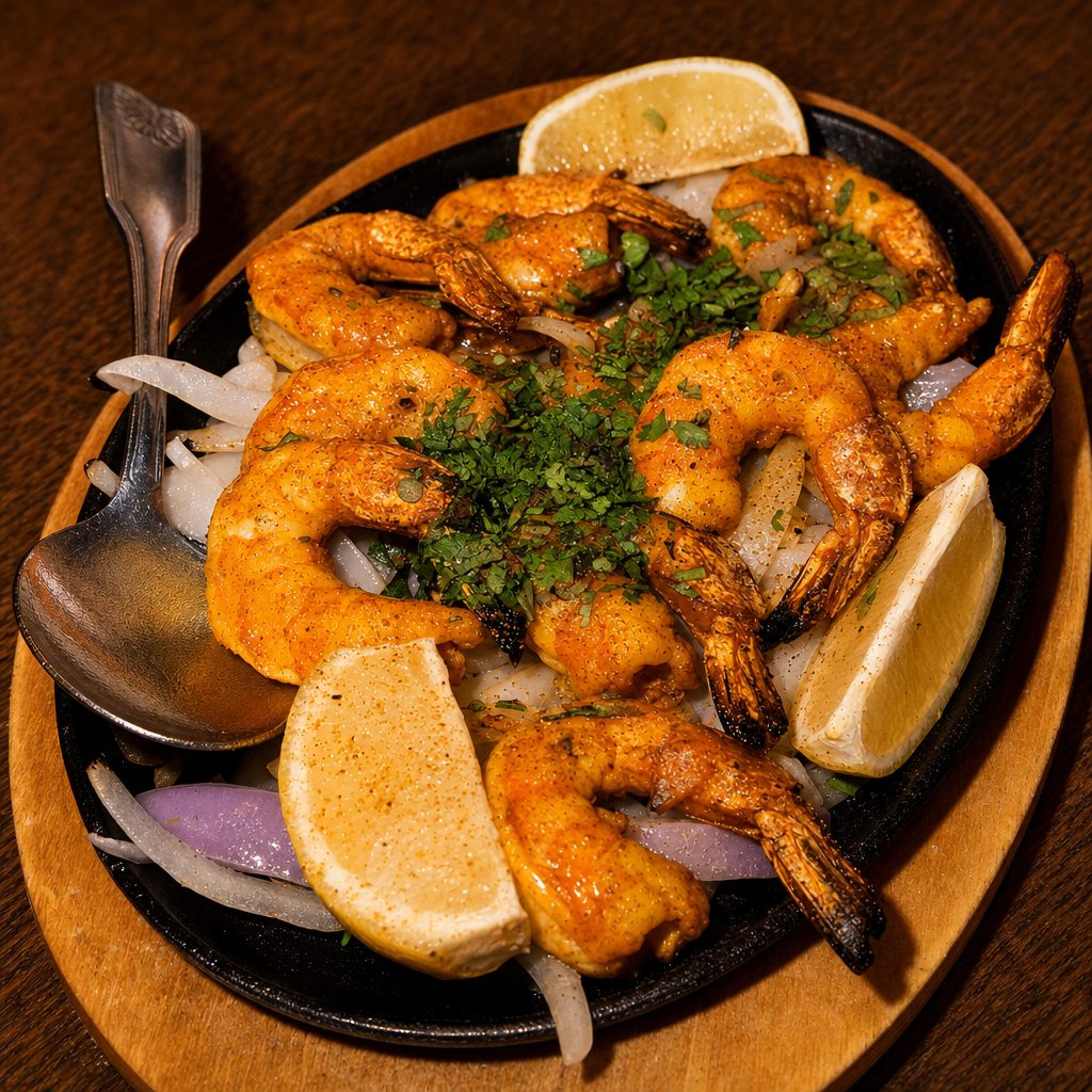 Shrimp Tandoori.
