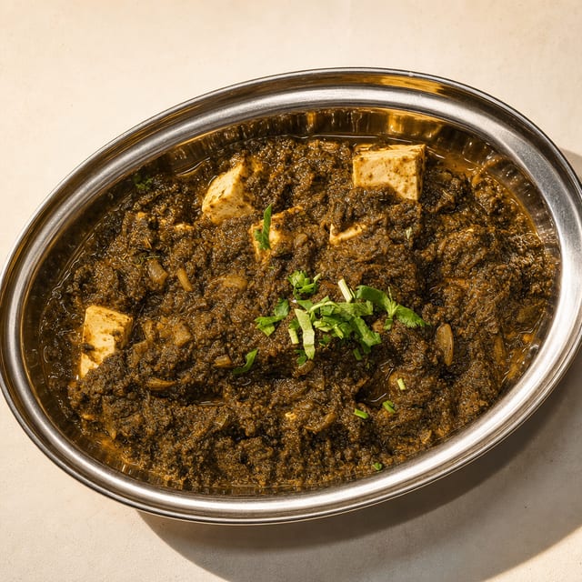 Saag Paneer.