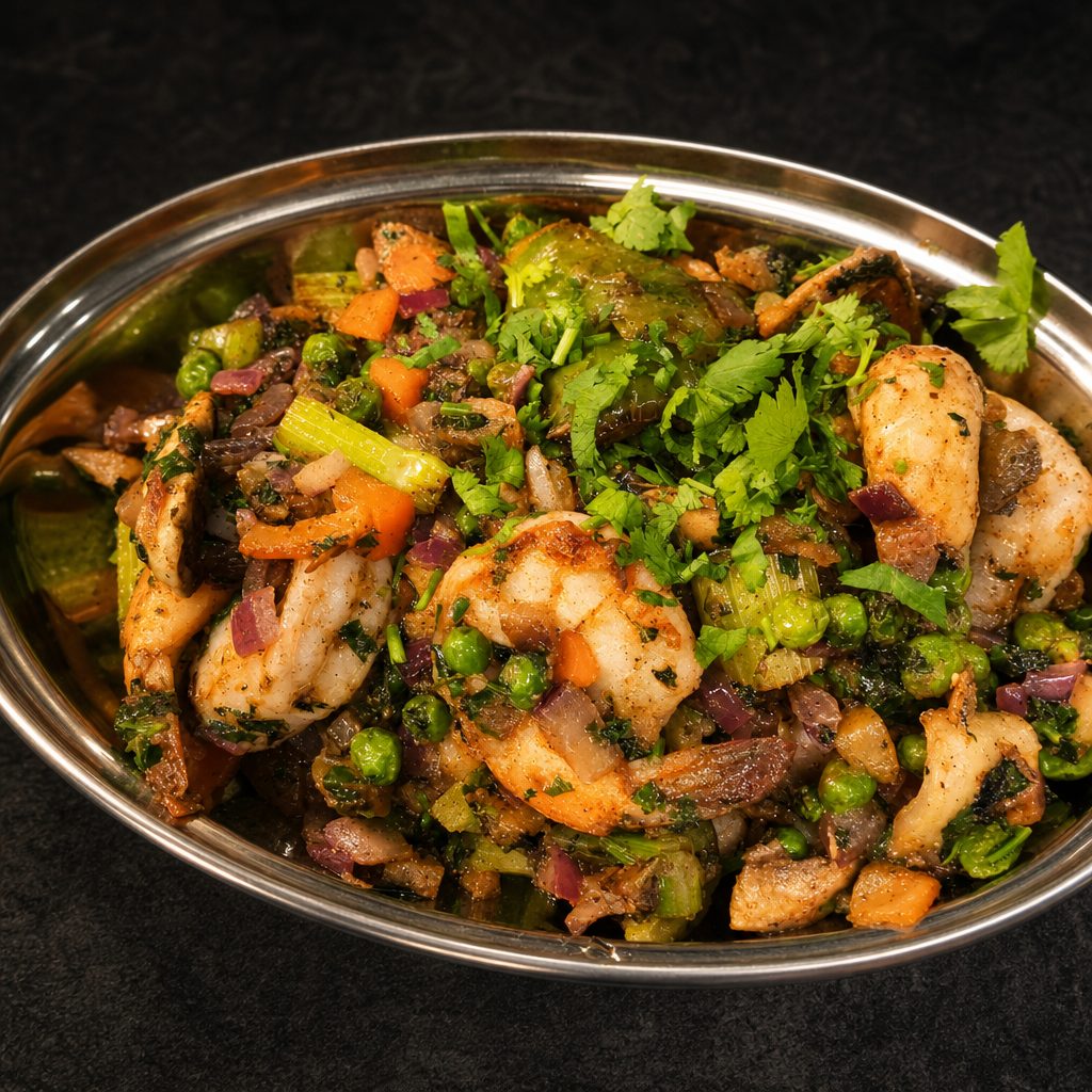 Shrimp Bhuna.